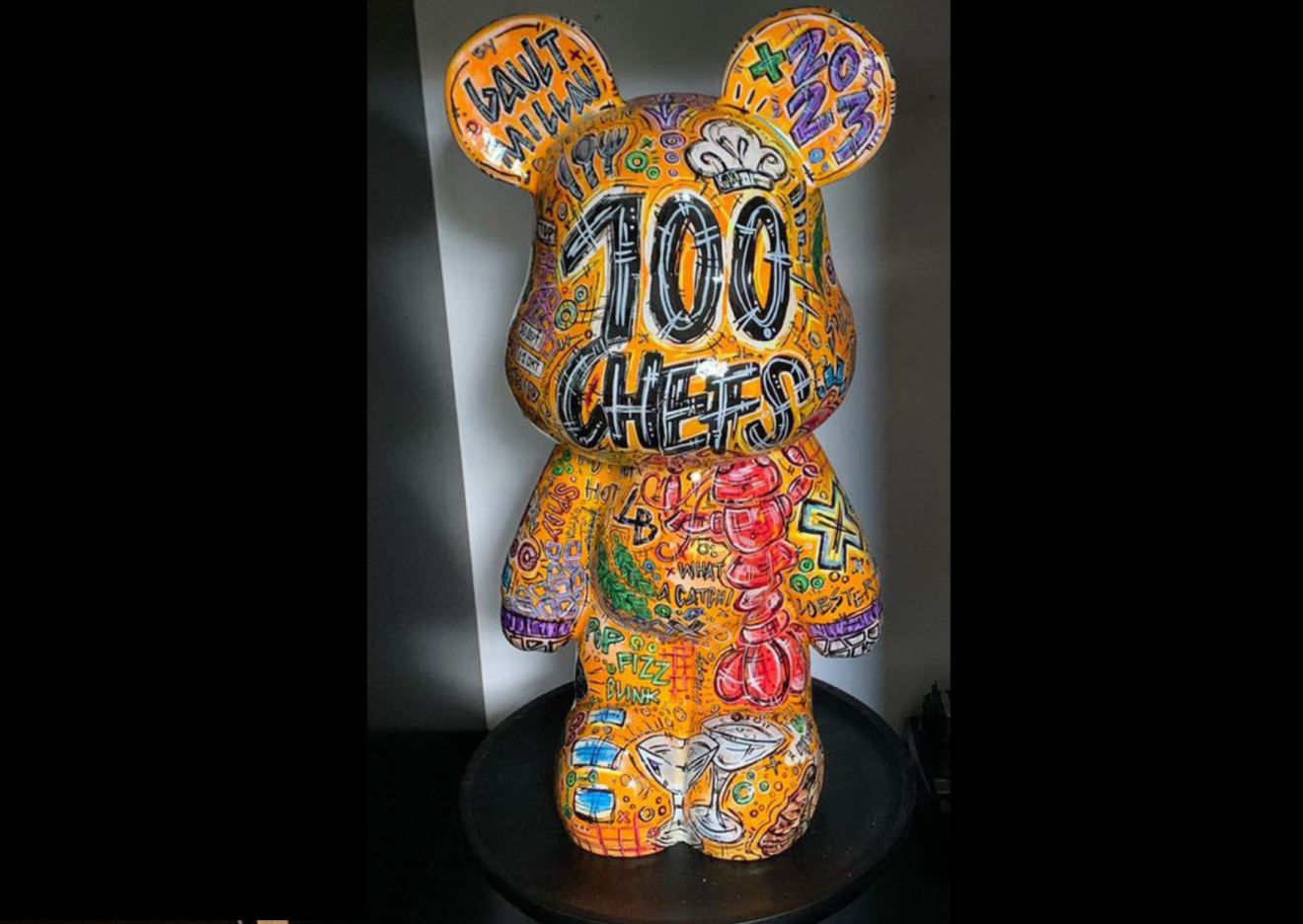 Live Beschilderde Beer door Lauressa Broos tijdens 24H Chefs